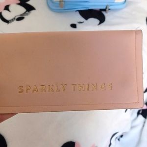 Super cute target pink and rose gold polka dot wallet